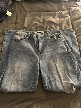 Relaxed Fit celebrity pink Light Blue Denim Jeans